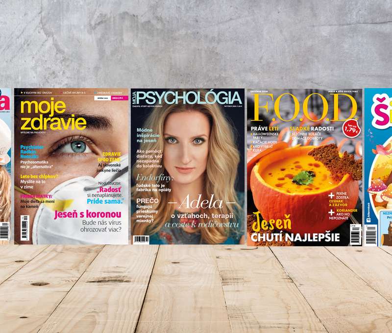 Ročné predplatné mesačníkov Moje Zdravie, Moja Psychológia, Šikovníček, FOOD, alebo dvojmesačníka Ma