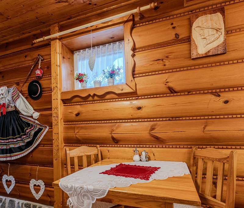 Penzion nabízí tradiční goralskou atmosféru