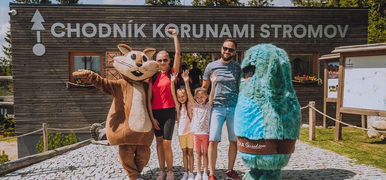  Chodník korunami stromov