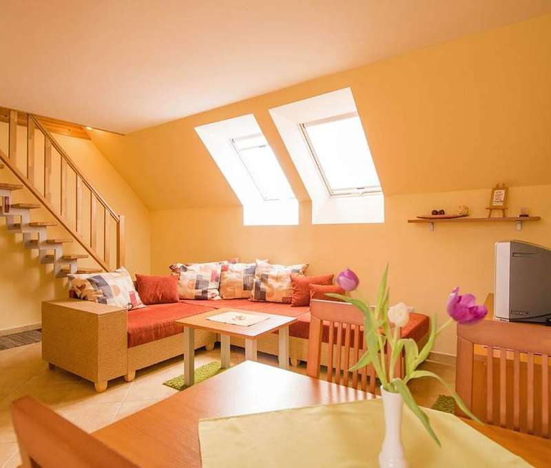 Obývacia časť, apartmán Vanilka, Liptovský Trnovec