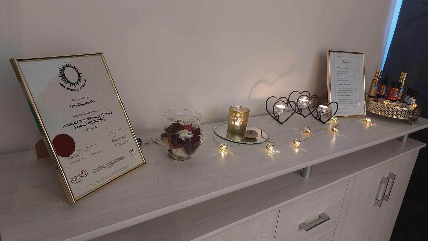 Špeciálne masáže na mieru s prírodnými olejmi v salóne Balance Terapie