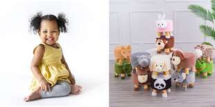 Detské taburetky so zvieracím motívom