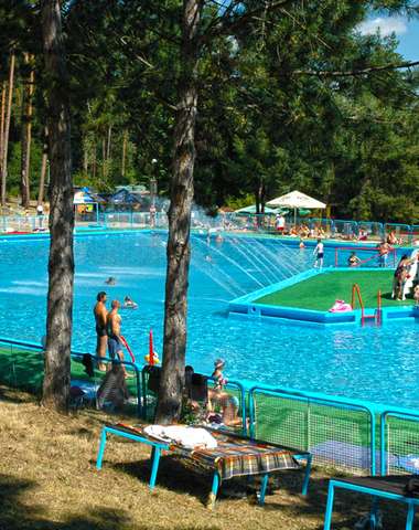  V bazénoch vás čaká voda s príjemnou teplotou od 26 do 38°C