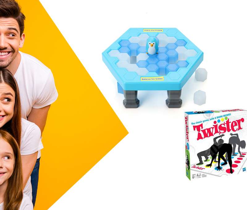 Tučniaky na ľade a Twister. Perfektná zábava plnú smiechu!