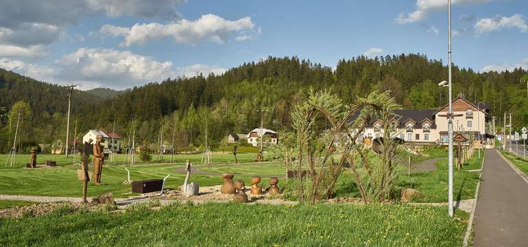 In-line stezka je přímo u hotelu