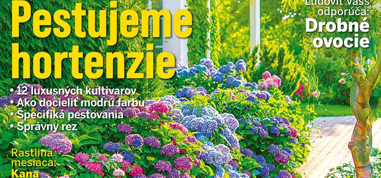 Ročné predplatné inšpiratívneho časopisu Záhrada