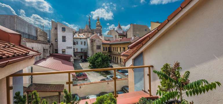 Výhľad z Boutique Hotel Bristol****