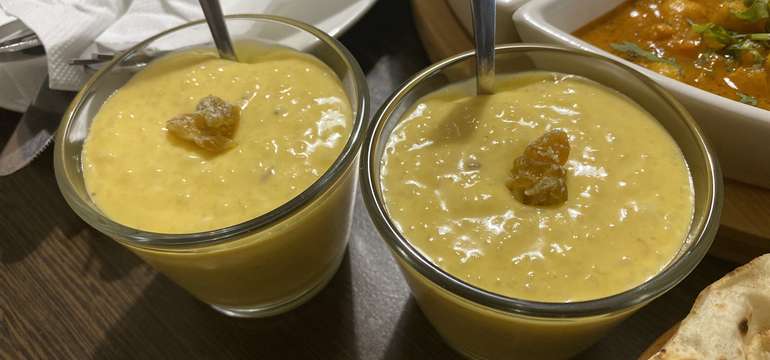 Mango ryžový puding (Kheer) 