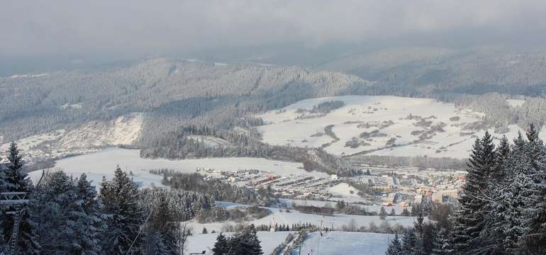 Lyžiarske stredisko hneď pri penzióne