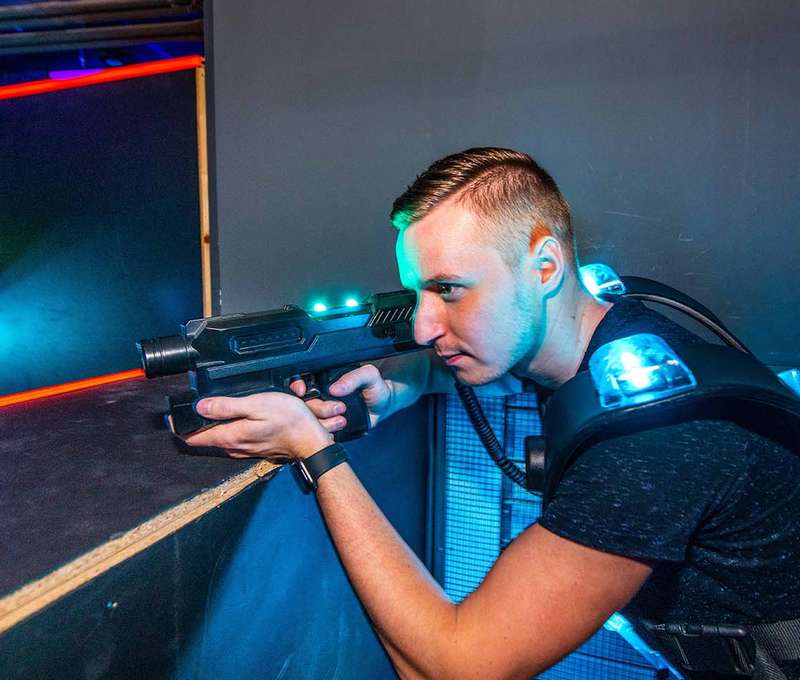 SWAT laser aréna v Bratislave.