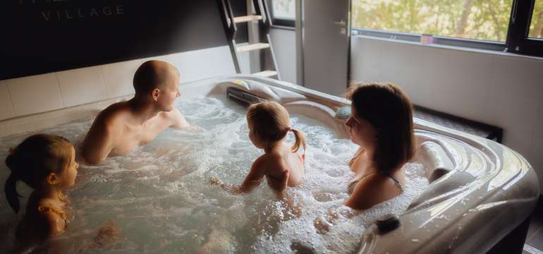 Privátne wellness so saunou a vírivkou