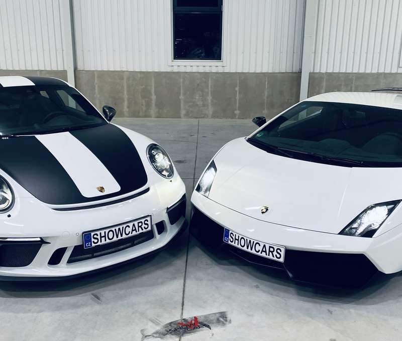 Jízda ve voze Lamborghini Gallardo a Porsche 911 Carrera
