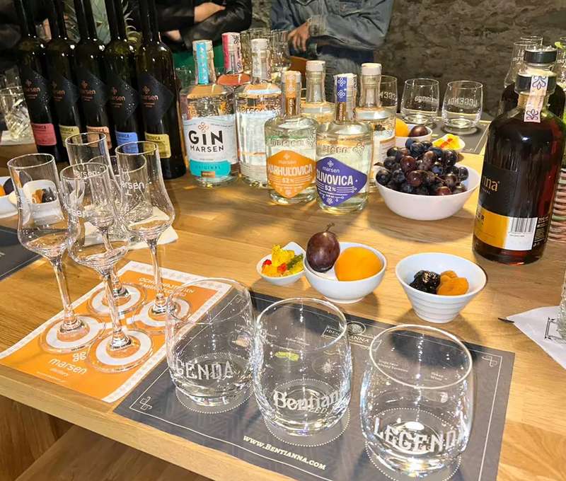 Riadená degustácia v Pálenkárni Hotela Glaus