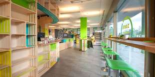 Interiér Loove bistro