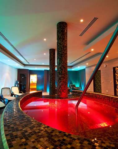Wellness v maďarském Airport Hotelu Stáció**** se rozkládá na ploše 1000 m²
