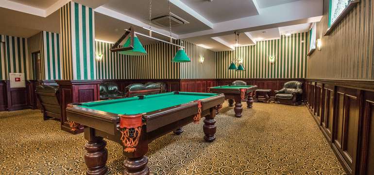 Hotel Klimek**** v poľskej Muszyne - voľný čas môžete stráviť pri biliarde či bowlingu