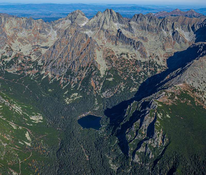Vyhliadkový let ponad Tatry