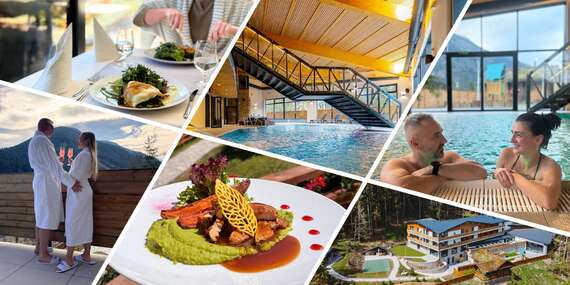 Vstup do nového wellness centra so 4-chodovou večerou v luxusnom Spa & Wellness Hoteli Fitak**** v Liptovskom Jáne/Nízke Tatry - Jánska dolina - Liptovský Ján