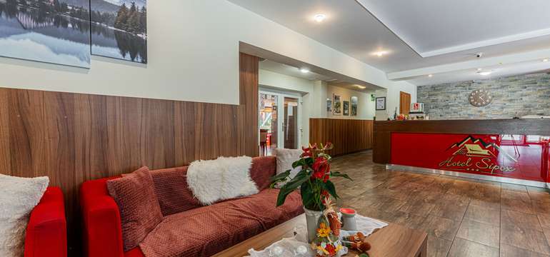Recepce hotelu Sipox*** ve Vysokých Tatrách