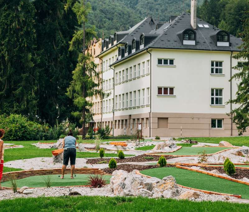 Adventure golf, discgolf, kolobežky, nordic walking - tomu všetkému sa môžete počas pobytu venovať