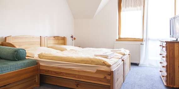 Tatranský Penzión Snežienka s raňajkami - len 400 m od lanovky na Skalnaté pleso/Vysoké Tatry - Tatranská Lomnica