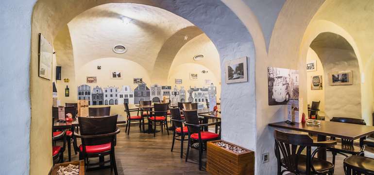 Interiér podniku PorterHouse v centre Košíc