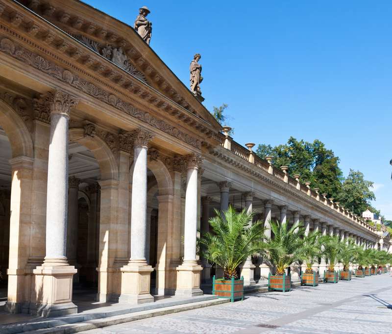Mesto je právom jedným z vrcholov českého "kúpeľného trojuholníka"