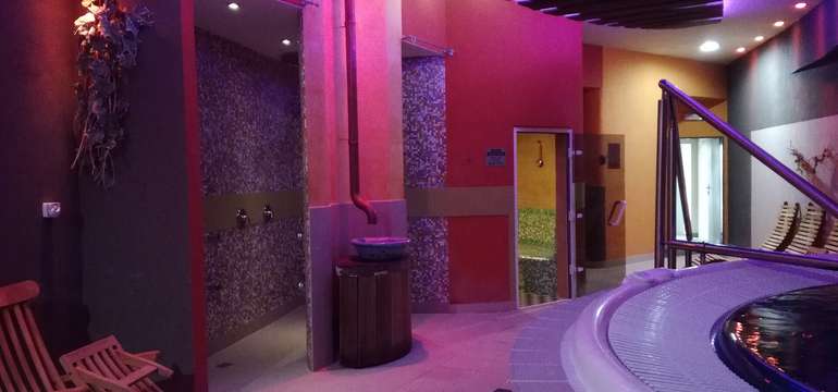 vstup do wellness (fínska, parná a bylinková sauna, vírivka, ľadopád)