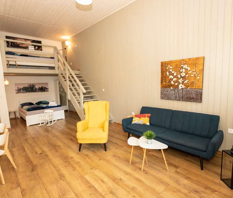 V Horskom dome nájdete dva apartmány, oba sú na prízemí