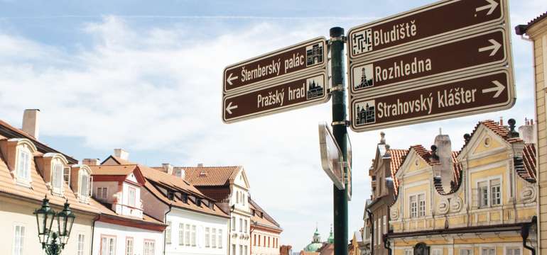 Apartmány a štúdiá U Zlaté Podkovy majú výbornú polohu blízko Pražského hradu
