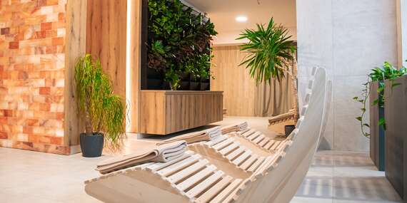 Wellness saunové štúdio a bazénová hala v RM Hoteli**** neďaleko Bojnického zámku/Prievidza