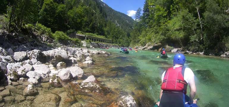 Rafting na rieke Salza v Rakúsku 