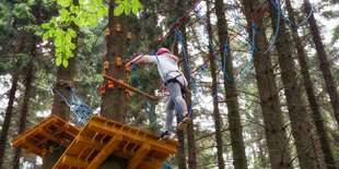 Tarzánia Kubínska Hoľa v korunách stromov 