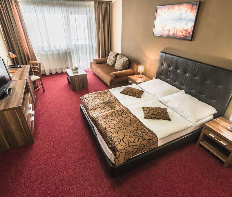 Moderne zariadené izby ponúkajú hosťom hotela Glamour**** pohodlné ubytovanie