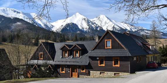 Drevenica Diana s pravou horskou atmosférou v malebnej obci Ždiar / Ždiar