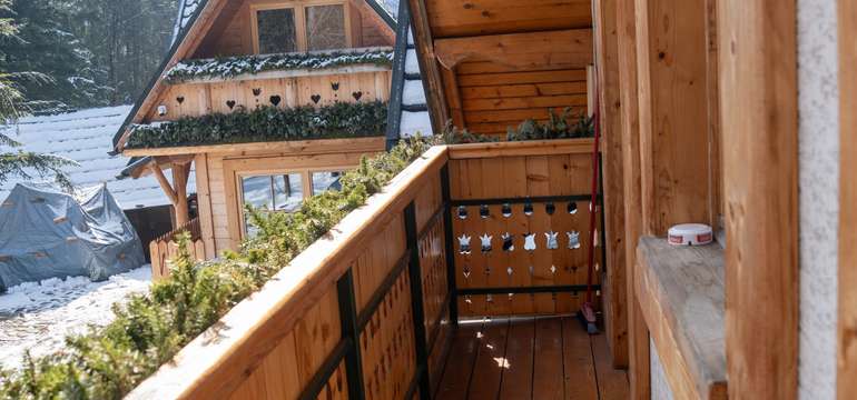 Balkón s výhľadom, Apartmán Veverička, Kolibecka Guest Rooms, Zakopane 
