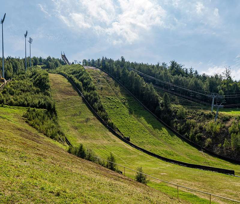 Hotel se nachází přímo u Mamutího můstku