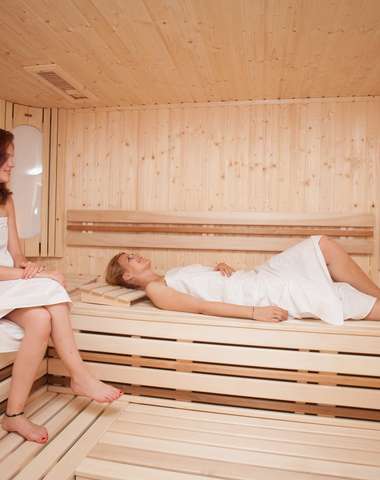 Fínska sauna v neďalekom Penzióne Motýľ