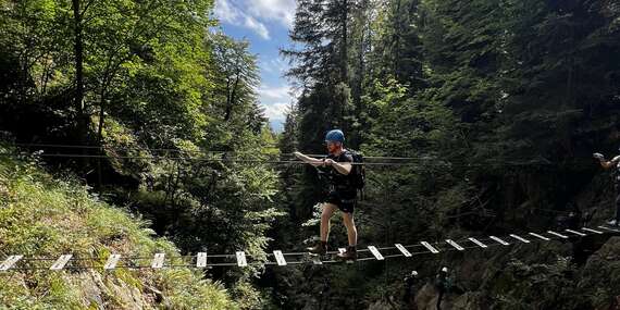 Ferratový kurz v teréne s inštruktorom v lokalitách Slovenský raj - Veľký Kyseľ alebo Martinské hole/Slovenský raj/Martinské hole