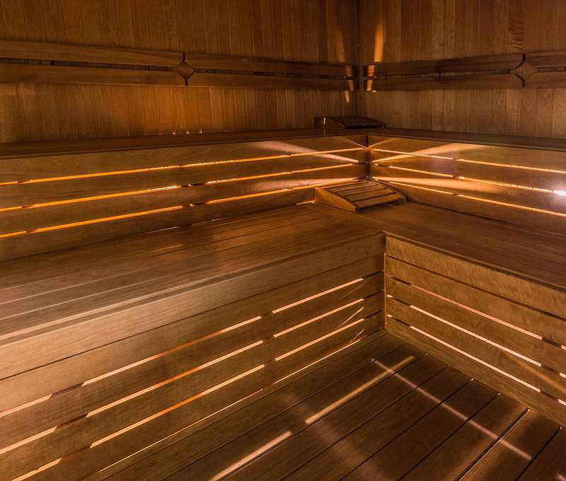Fínska sauna, infra sauna, ochladzovacia kaďa, vírivá vaňa, relaxačná miestnosť