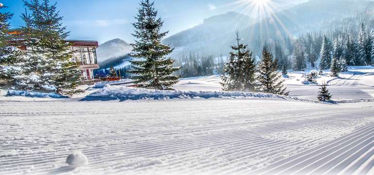Ski Monkova dolina ponúka zjazdovky v celkovej dĺžke 550 m