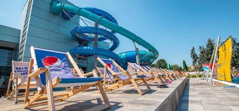 V cene zahrnutý vstup do aquaparku Trnava