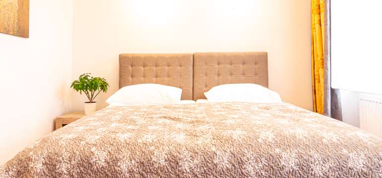 Ve dvoulůžkových pokojích hotelu Klimt*** může být manželská postel nebo 2 oddělené postele