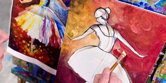 Zážitkové maľovanie v Art Ateliéri A/Bratislava - Nové Mesto