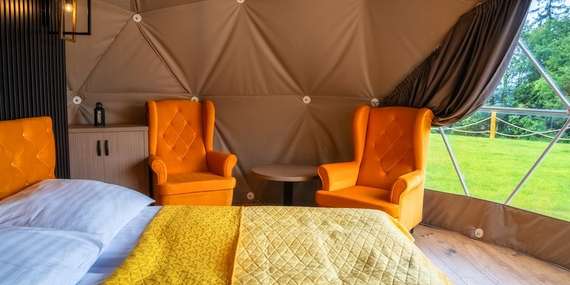 Diamond Glamp s vlastní vířivkou a snídaní doručenou až ke dveřím/Polsko - Vysoké Tatry - Poronin
