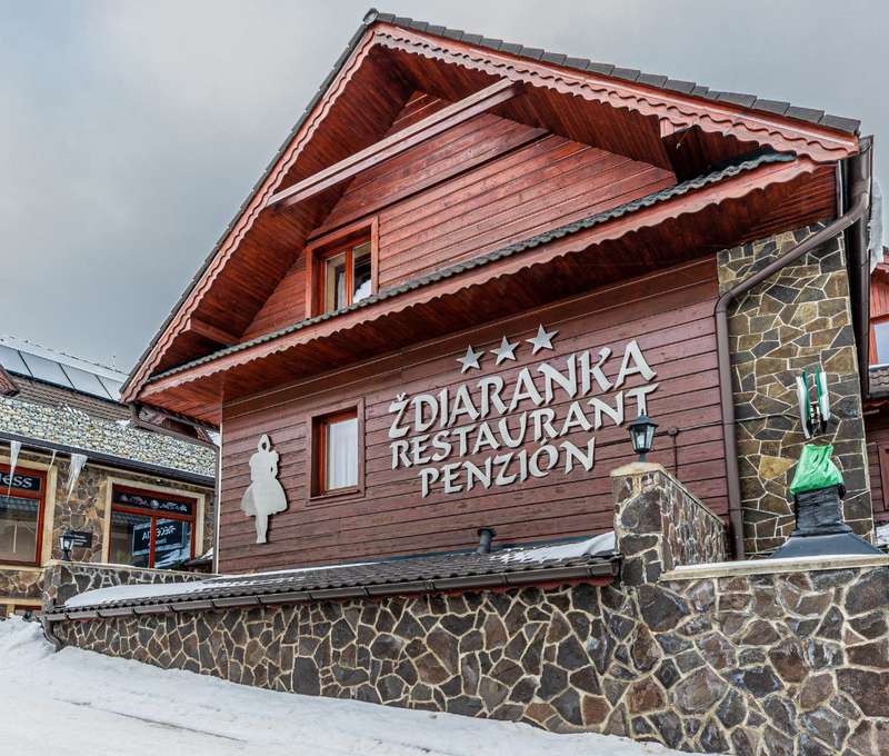 Penzión Ždiaranka v rázovitej goralskej obci Ždiar