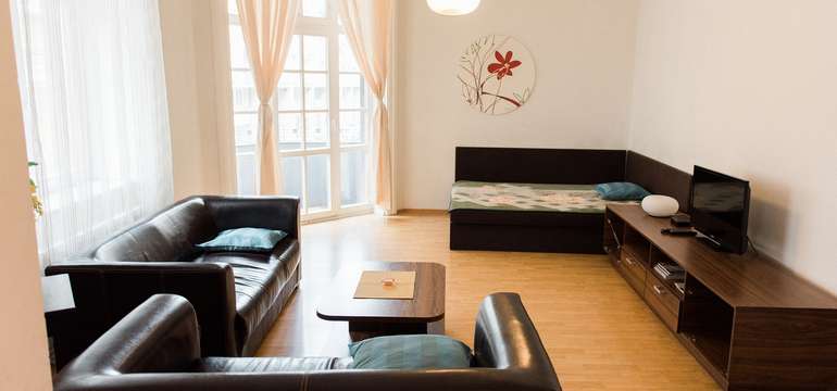 Lion Apartment 3 na Medenej pre max. 5 osôb ponúka veľkorysý priestor až 82 m2