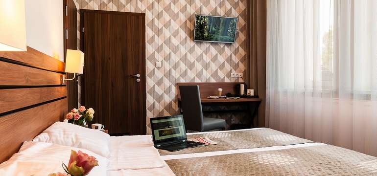 Izby Superior sú klimatizované, s TV, Wi-Fi, súpravou na čaj/kávu a fénom