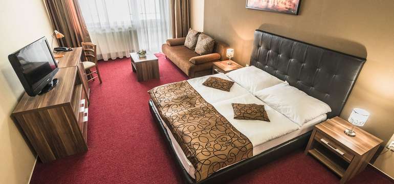 Moderne zariadené izby ponúkajú hosťom hotela Glamour**** pohodlné ubytovanie