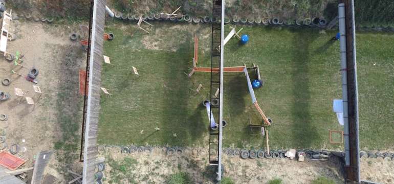 Pištoľová strelnica - Parkour